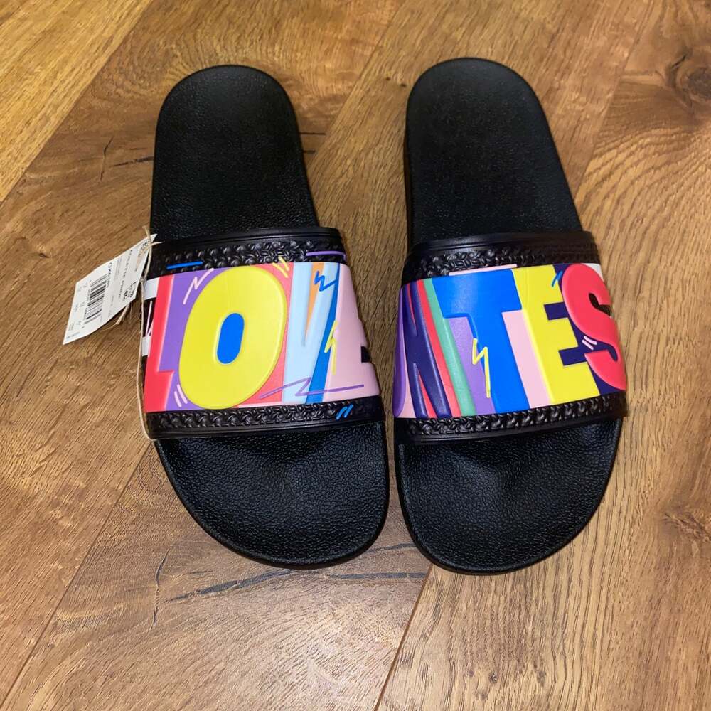 ADIDAS X‎ KRIS ANDREW SMALL Pride Adilette Pride Slide Sandals Size 12